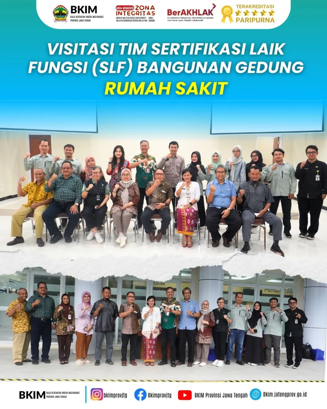 Visitasi Tim Sertifikasi Laik Fungsi (SLF) Bangunan Gedung Rumah Sakit